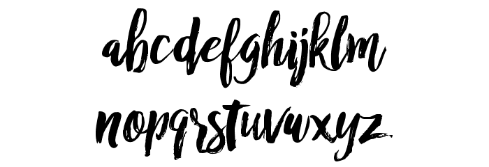 RofiTaste Font LOWERCASE