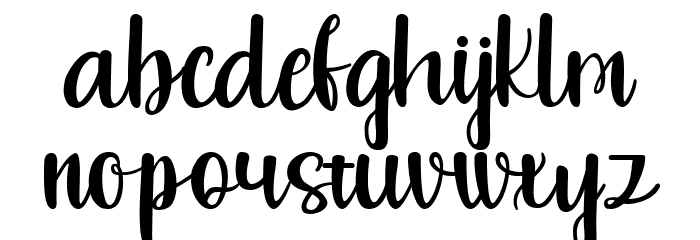 Rofitah Font LOWERCASE