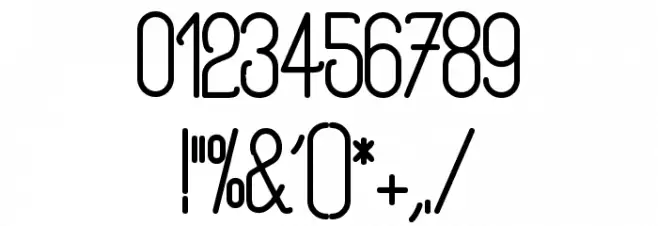 Rogaton Bold Font OTHER CHARS