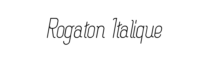 Rogaton Italique Font
