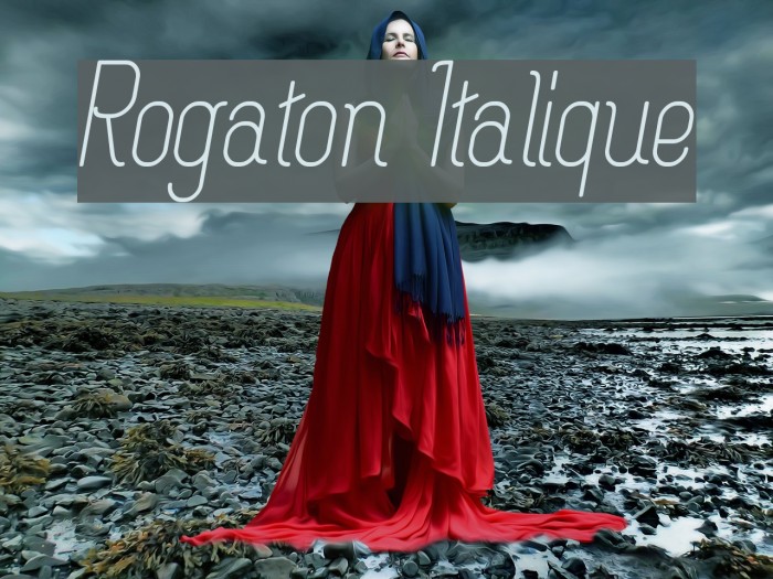 Rogaton Italique Font examples