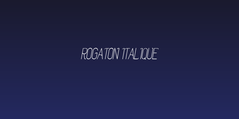 Rogaton Italique Social Header
