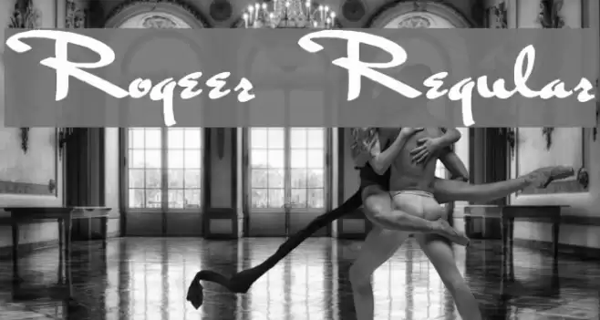 Rogeer Regular Font examples