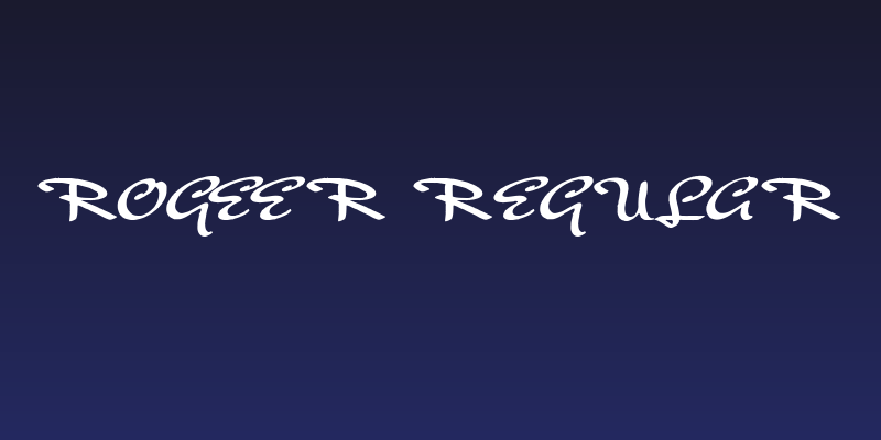 Rogeer Regular Social Header