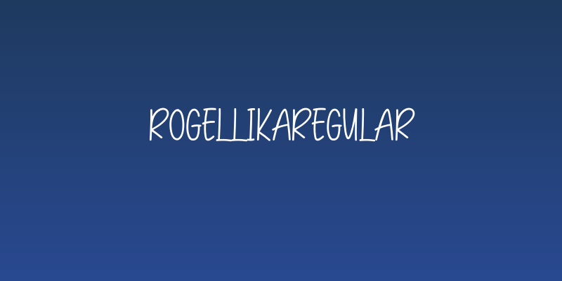 RogellikaRegular Social Header