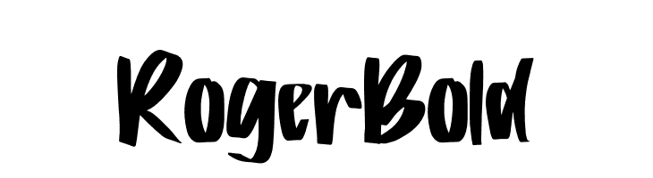 Roger Bold  Free Fonts Download