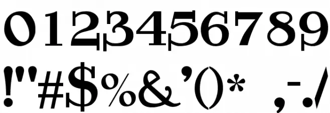 Rogers Font OTHER CHARS