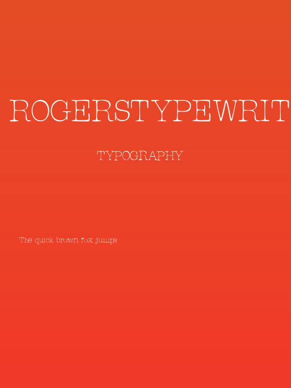 RogersTypewriter Light Poster