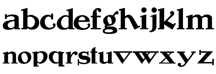 Rogers Font LOWERCASE