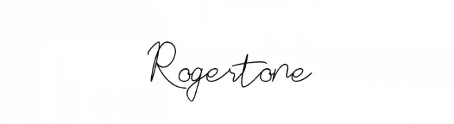 Rogertone  font caratteri gratis