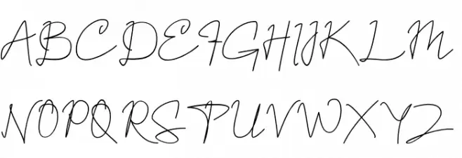 Rogertone フォント 大文字