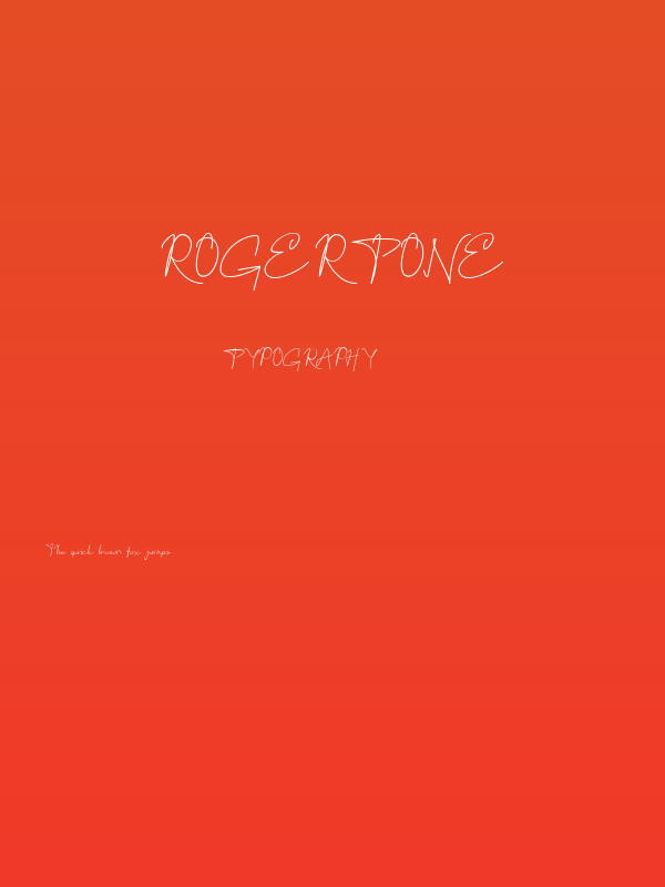 Rogertone Poster