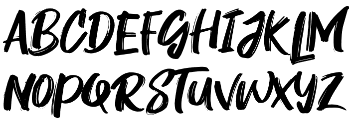 Rogeu Font LOWERCASE