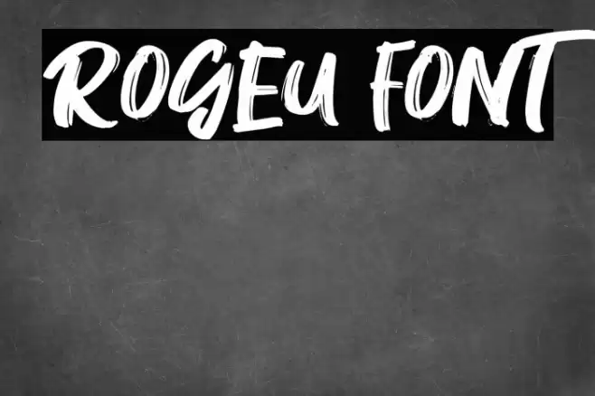 Rogeu Font examples