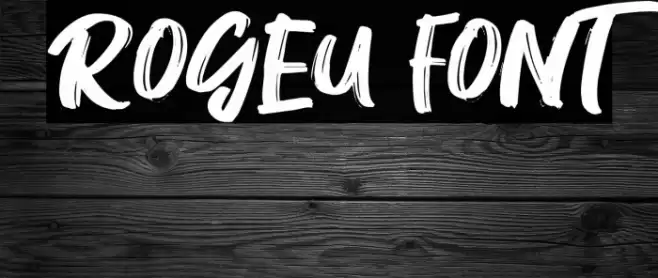 Rogeu Font examples