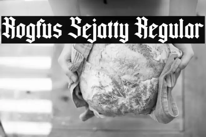Rogfus Sejatty Regular Font examples