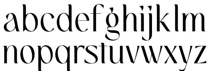 Rogsant Crisp PERSONAL USE Regular Font LOWERCASE