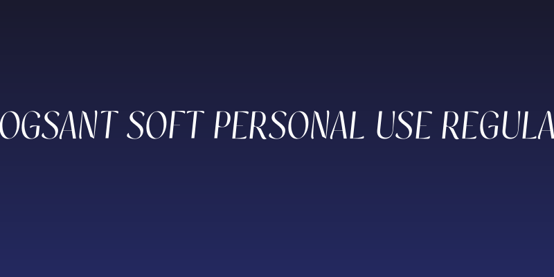 Rogsant Soft PERSONAL USE Regular Social Header