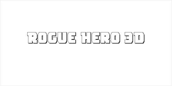 Rogue Hero 3D Logo