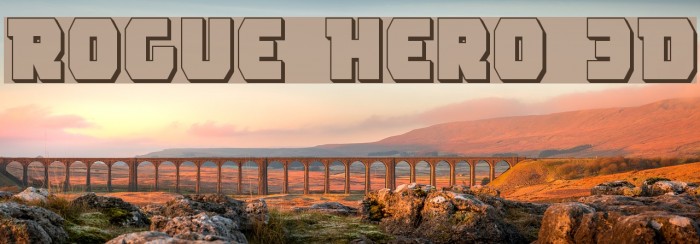 Rogue Hero 3D Font examples