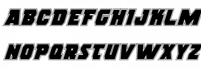 Rogue Hero Academy Italic Polices MAJUSCULES