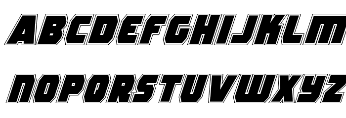 Rogue Hero Academy Italic Font LOWERCASE