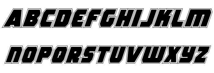 Rogue Hero Academy Italic Font LOWERCASE