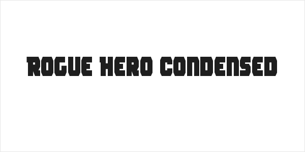 Rogue Hero Condensed Logo