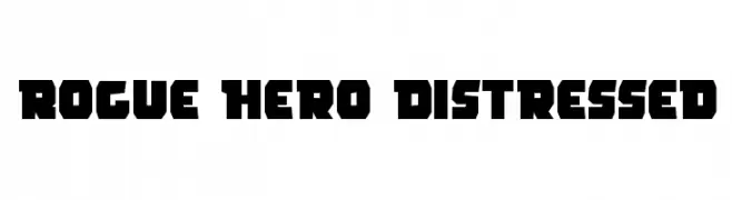 Rogue Hero Distressed  لخطوط تنزيل