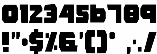 Rogue Hero Distressed フォント その他の文字