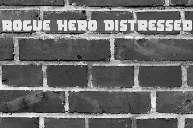 Rogue Hero Distressed フォント examples