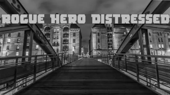 Rogue Hero Distressed フォント examples