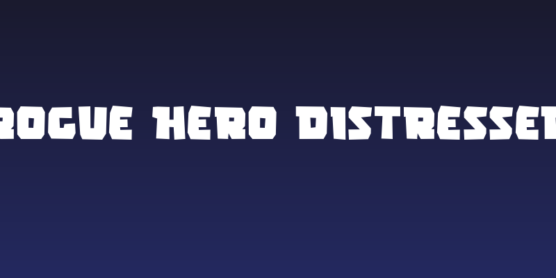 Rogue Hero Distressed Social Header