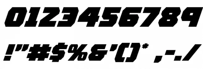 Rogue Hero Expanded Italic Fuentes OTROS CHARS