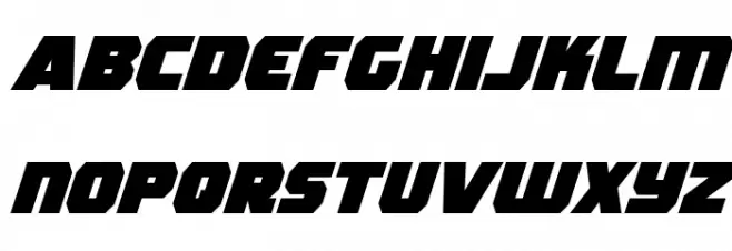 Rogue Hero Expanded Italic Schriftart Kleinbuchstaben