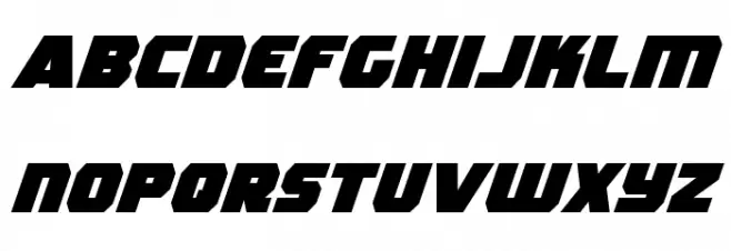 Rogue Hero Expanded Italic Fuentes MINÚSCULAS