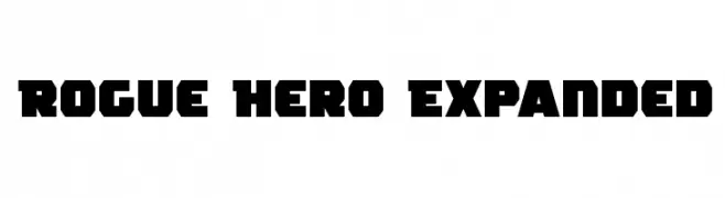 Rogue Hero Expanded  フリーフォントのダウンロード
