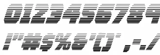 Rogue Hero Gradient Italic Font OTHER CHARS