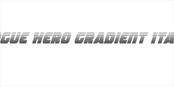 Rogue Hero Gradient Italic Logo