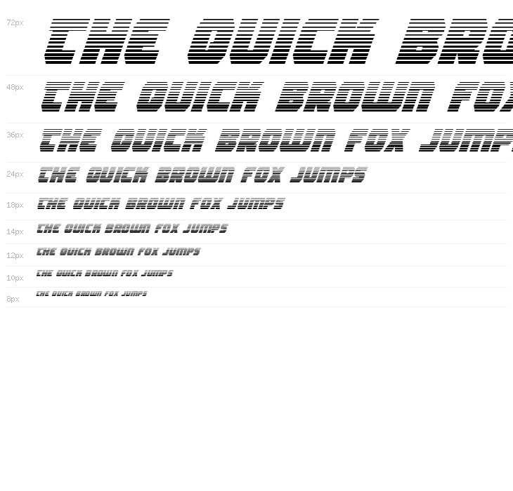 Rogue Hero Gradient Italic Waterfall