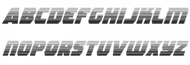 Rogue Hero Gradient Italic フォント 小文字