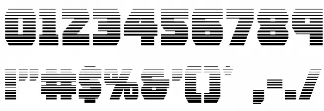 Rogue Hero Gradient Font OTHER CHARS