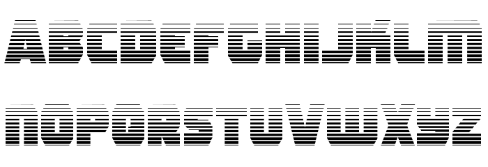 Rogue Hero Gradient Font LOWERCASE
