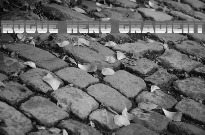 Rogue Hero Gradient Font examples