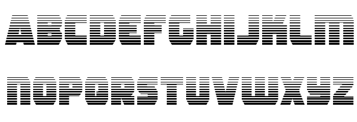 Rogue Hero Gradient Font LOWERCASE