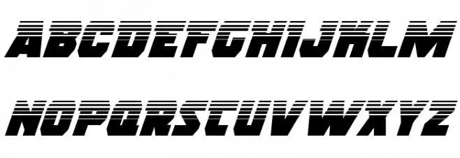 Rogue Hero Halftone Italic Fonte MAIÚSCULAS