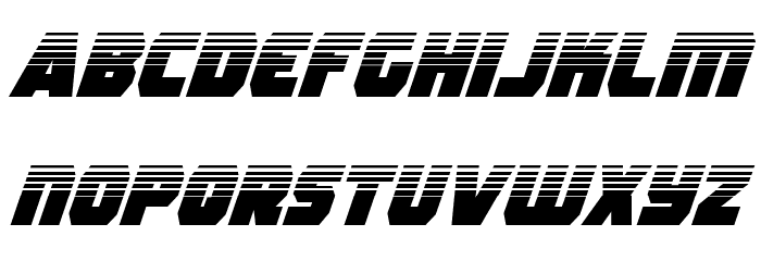 Rogue Hero Halftone Italic Font LOWERCASE