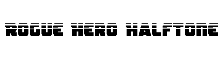 Rogue Hero Halftone  नि: शुल्क फ़ॉन्ट्स डाउनलोड