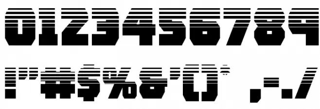 Rogue Hero Halftone Font OTHER CHARS