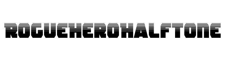 Rogue Hero Halftone  font caratteri gratis
